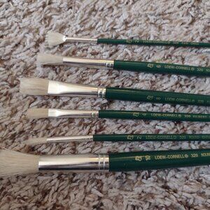 NEW lot of 6 artists paint brushes